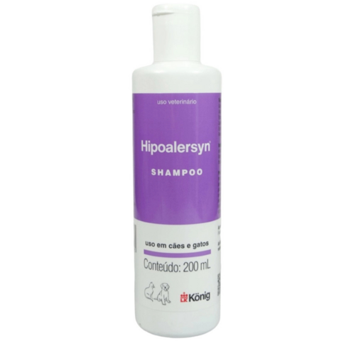 Konig Hypoalersyn Shampoo Para Cães e Gatos 200 Ml