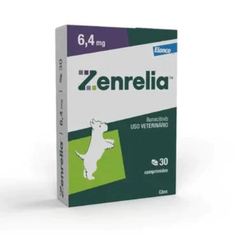 Zenrelia 6,4mg Dermatológico Para Cães 30 Comprimidos