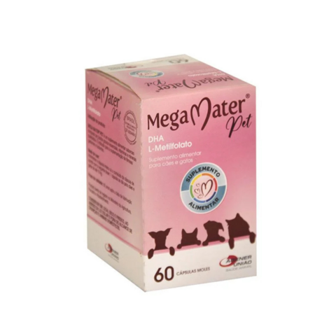 Mega Mater Pet 500mg Suplemento Alimentar Para Cães e Gatos