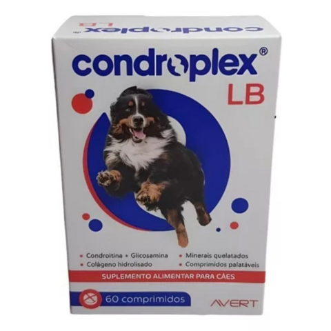 Condroplex LB 120g Suplemento Para Cães 60 Comprimidos