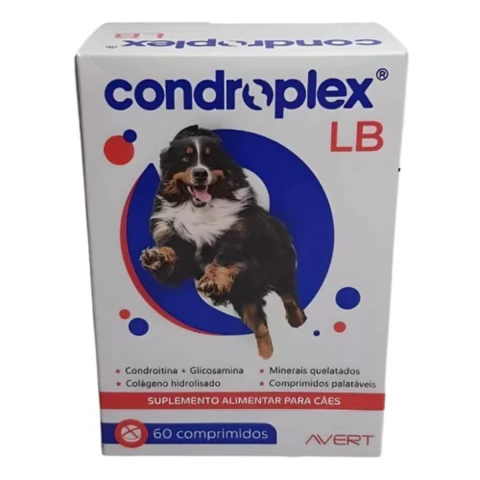 Condroplex LB 120g Suplemento Para Cães 60 Comprimidos