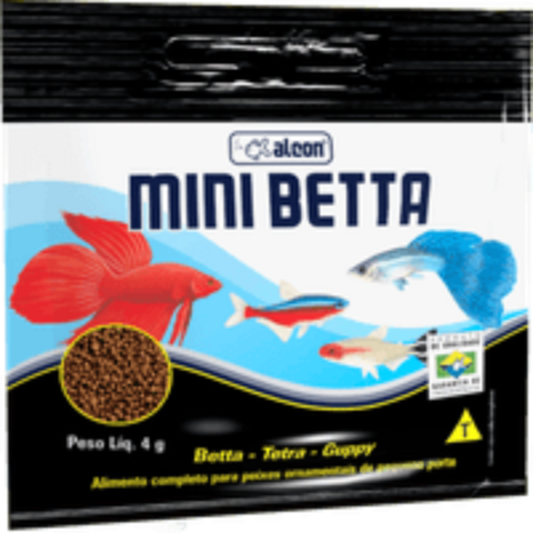 Alcon Mini Betta Alimento Pra Peixes de Pequeno Porte 10g