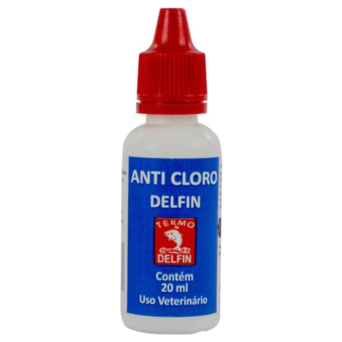 Anti Cloro Delfin Para Aquários 20 Ml
