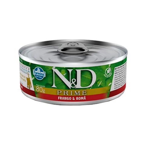 Ração Úmida N&D 80g Prime Feline Gatos Filhotes Frango