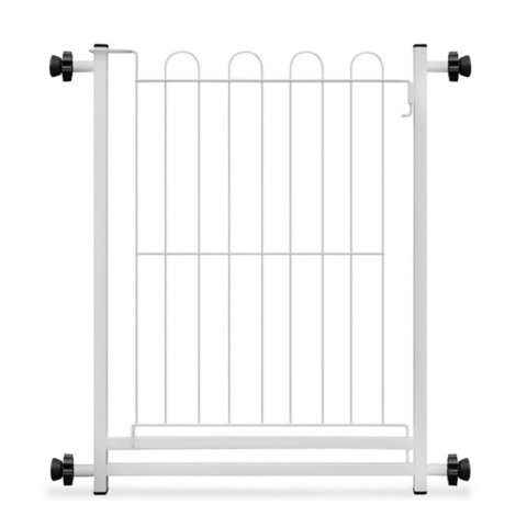 Portão Pet Top Mix Branco Pra Proteção com Extensor de 10cm