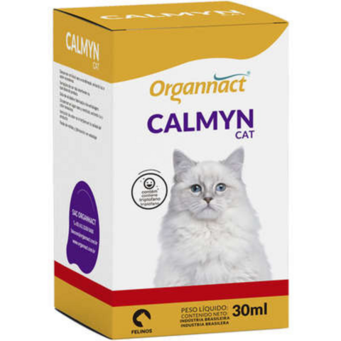 Suplemento Vitaminico Organnact Calmyn Cat 30ml Pra Gatos