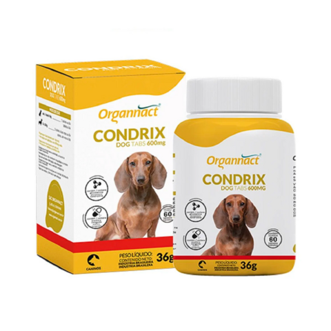 Suplemento Organnact Condrix Dog Tabs 600mg 60 Tabletes