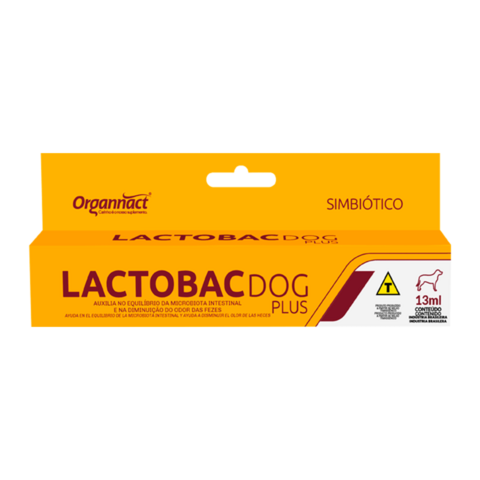 Lactobac Dog Plus Suplemento Vitamínico Pra Cães 13Ml