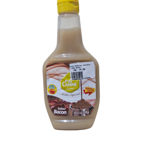 Molho P/Ração ProCanine 250Ml Sabor Bacon Pra Cães