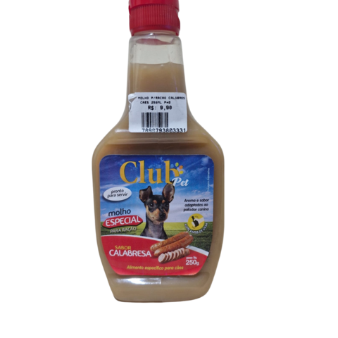 Molho P/Ração ProCanine 250Ml Sabor Calabresa Pra Cães