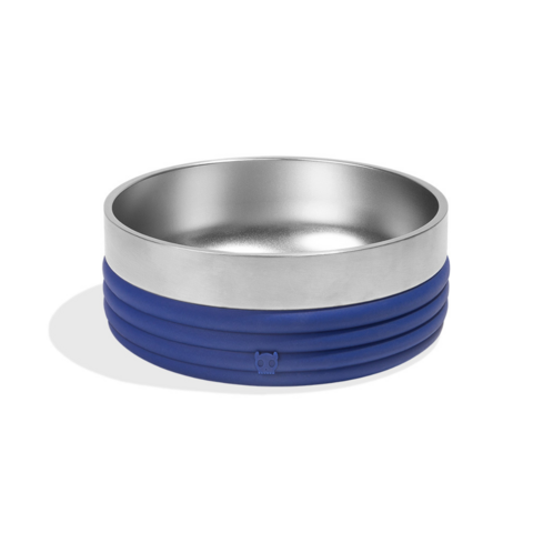 Comedouro Zee Dog Tuff Médio Rings Blues Pra Cães