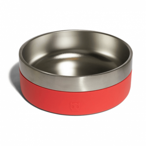 Comedouro Zee Dog Tuff Bowl Coral Pra Cães