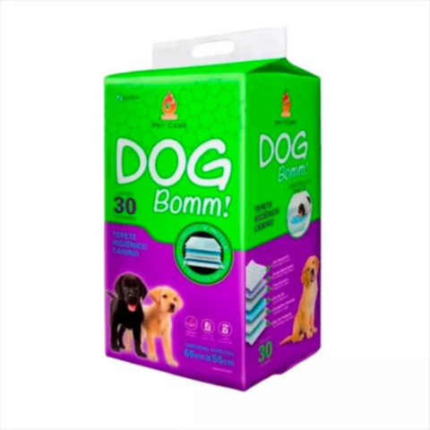 Tapete Higiênico Canino Dog Boom 60X55 Pra Cães Pet Care