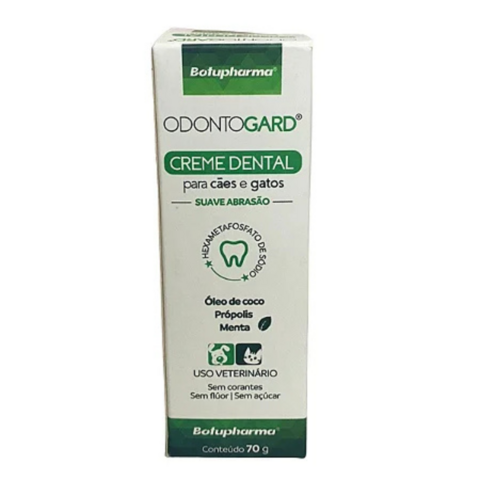 Creme Dental Odontogard Bolupharma Cães/Gatos 70g