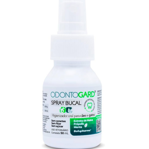 Higienizador Oral Odontogard Spray Pra Cães e Gatos 50Ml