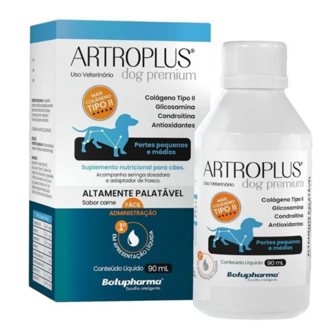 Suplemento Artroplus Dog Premium Colágeno Pra Cães 90Ml