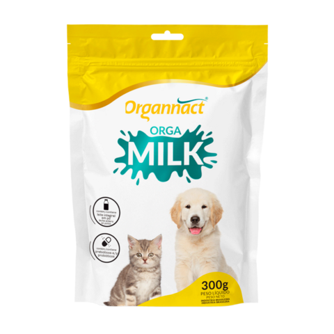 Orga Milk Suplemento Vitamínico Organnact Pra Filhotes 300g