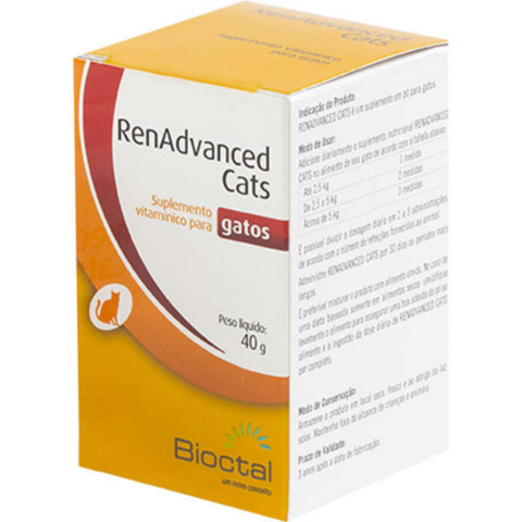 Suplemento Vitamínico RenAdvanced Cats Pra Gatos 40g