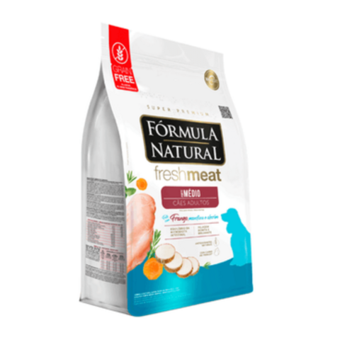 Ração Fórmula Natural FreshMeat Cães Adultos Médios 1Kg