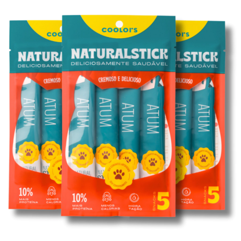 Petisco Natural Pra Gatos 5 Snacks Sabor Atum Coolors