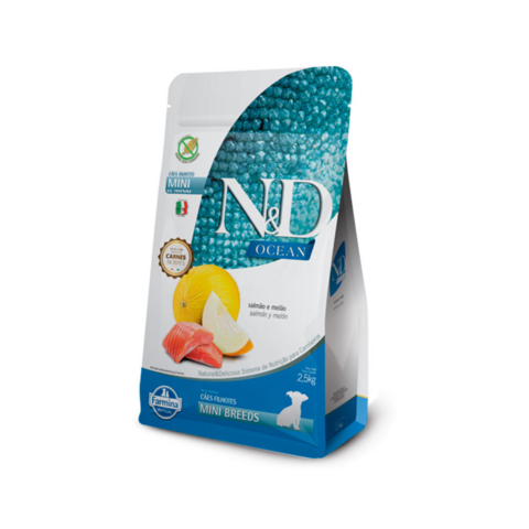 Ração N&D Ocean Salmão 2,5Kg Para Cães Filhotes Mini