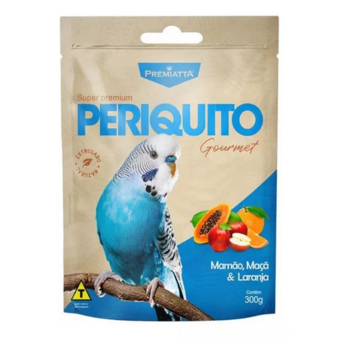 Alimento Premiatta Super Premium Pra Periquitos Mamão e Maça