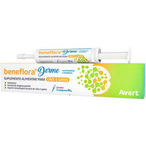 Beneflora Derme Suplemento Alimentar Pra Cães e Gatos 30g