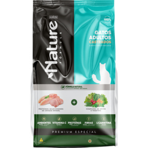 Ração Alinutri Fórmula SP 10,1Kg Gatos Adultos Castrados