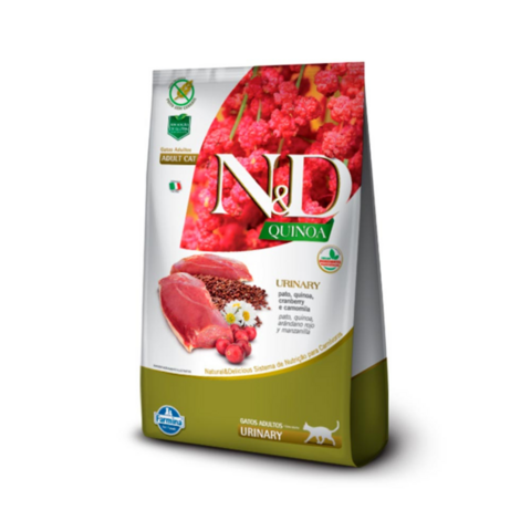 Ração N&D Quinoa 1,5Kg Urinary Pra Gatos Adultos
