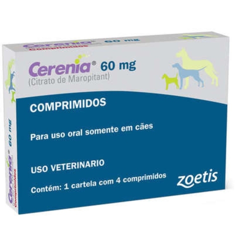 Antiemético Zoetis Cerenia de 4 Comprimidos 60 mg