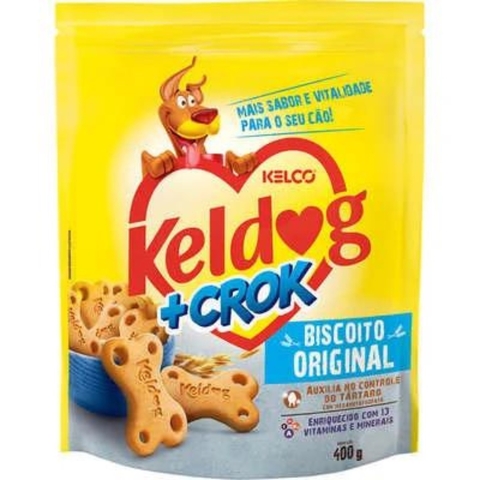 Biscoito Keldog mais Crok Original Cães Adultos 900 gramas