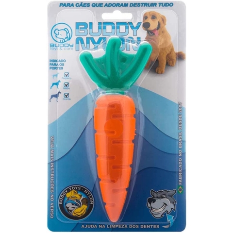 Brinquedo Para Cães Cenoura Nylon Buddy Toys