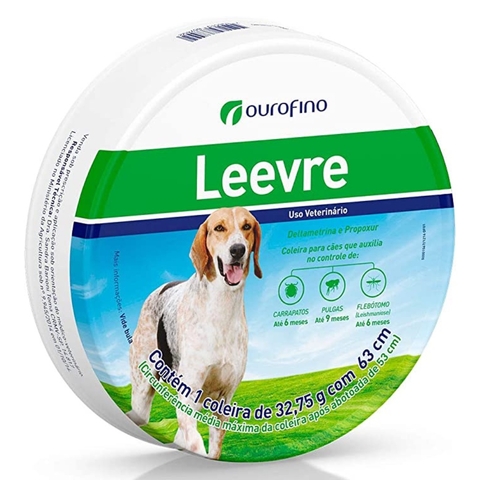 Coleira Leevre Ouro Fino 63Cm