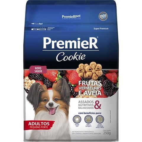 Cookie Premier para cães frutas vermelhas biscoito