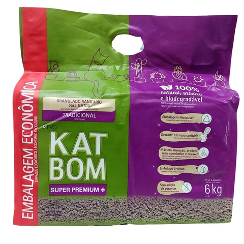 Granulado sanitario para gatos katbom 6 kg