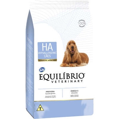 Ração Equilíbrio Veterinary Hypoallergenic Cães Adultos 2Kg.