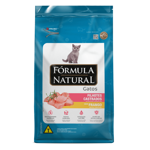 Formula Natural Gato Filhotese Cast Frango 1kg