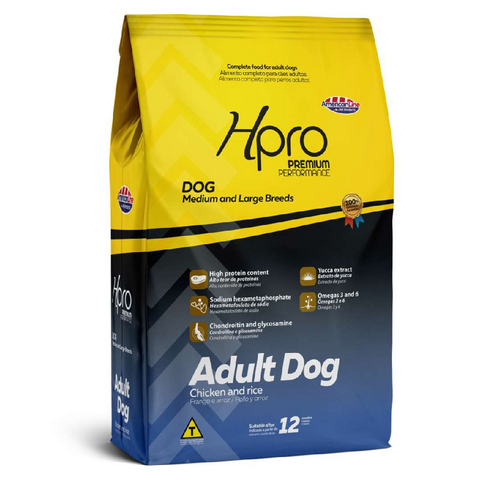 Ração H pro caes med/large chicken adult 15 kg