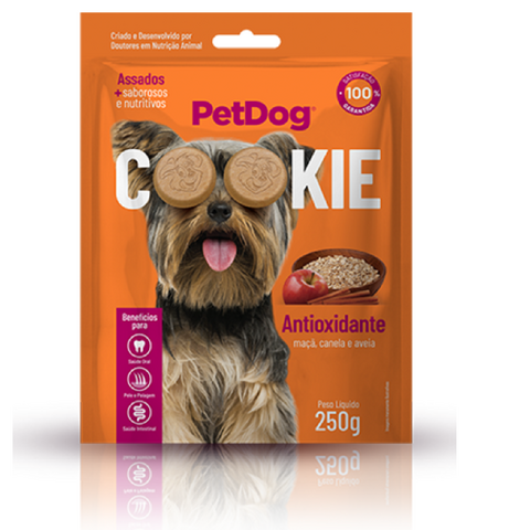 Biscoito Pet Dog Cookie Cães Sabor Maçã com Canela - 250g