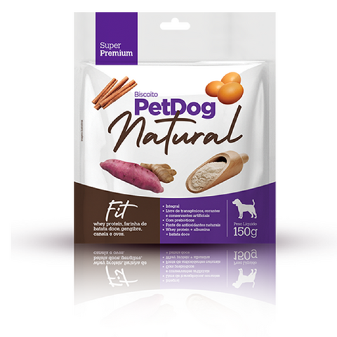 Biscoito Pet Dog Natural Fit para Cães 150g
