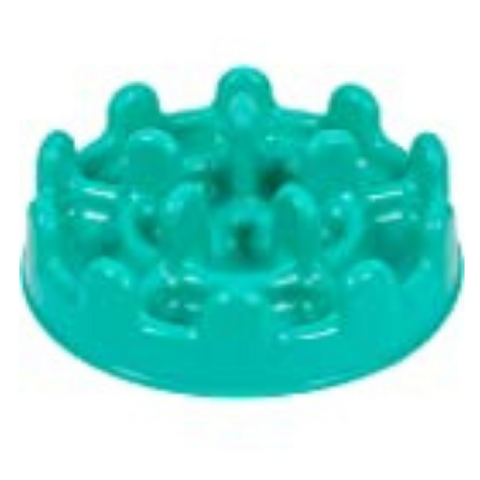Comedouro Lento Pet Games Pet Fit - Verde Água