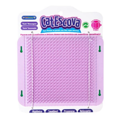 Brinquedo Cat Escova Pet Games Para Gatos-Lilas