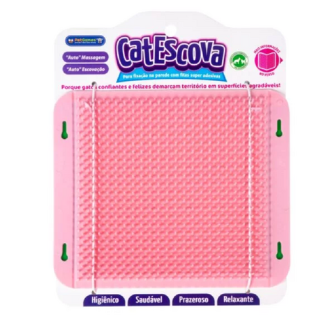 Brinquedo Cat Escova Pet Games Para Gatos-Rosa