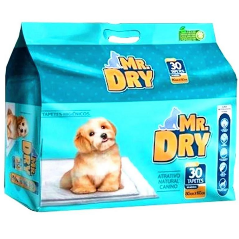 Tapete Higienico Mr Dry 80x60 30 unidades