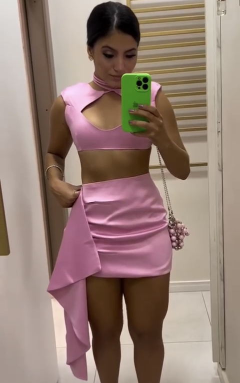 Conjunto Saia Com Caimento