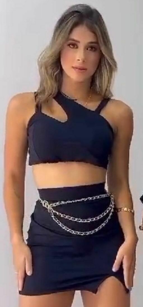 Conjunto/ cropped/ saia - comprar online