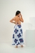 Vestido longo \ Estampa de flor na internet