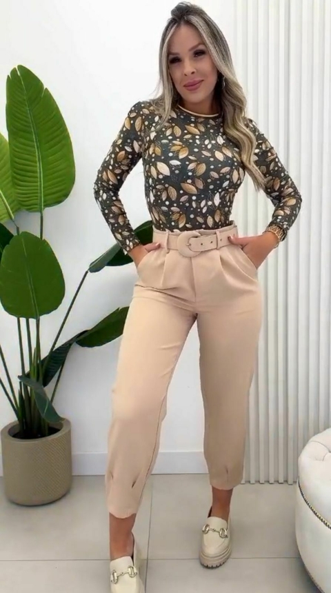 Calça Jogger \ Acompanha Cinto