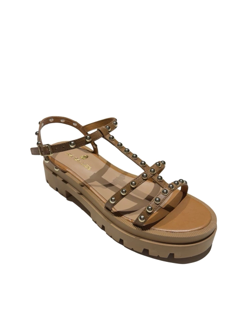 Sandália Alice caramelo