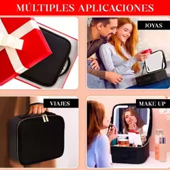 Neceser con espejo led